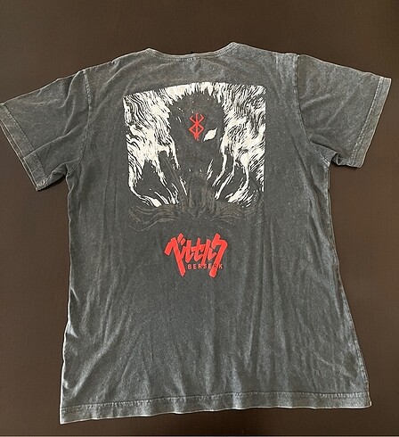 Gri Anime T-shirt Köstebek
