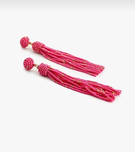  Beden sallanan küpe pembe