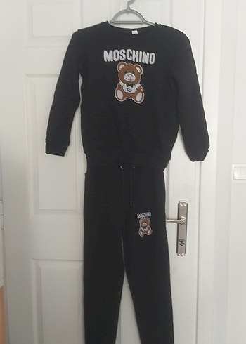Diğer Moschino Siyah Kapusonsuz Esofman Takimi