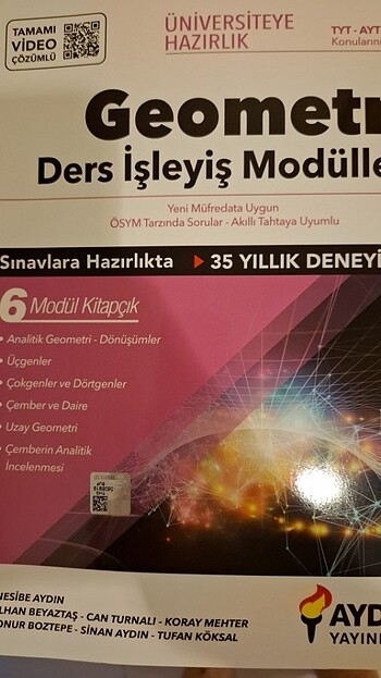 AYDIN YAYINLARI YENİ BASIM GEOMETRİ KONU ANLATIMLI 