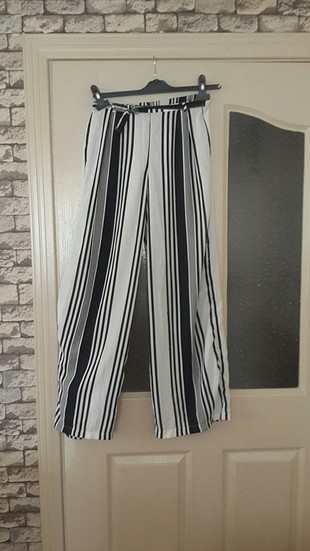 çizgili sifon pantolon