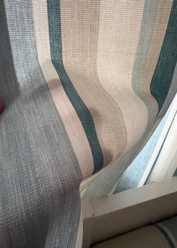 Bebek  odasıBej Renkli Modern Çizgili Perde - Görsel 3