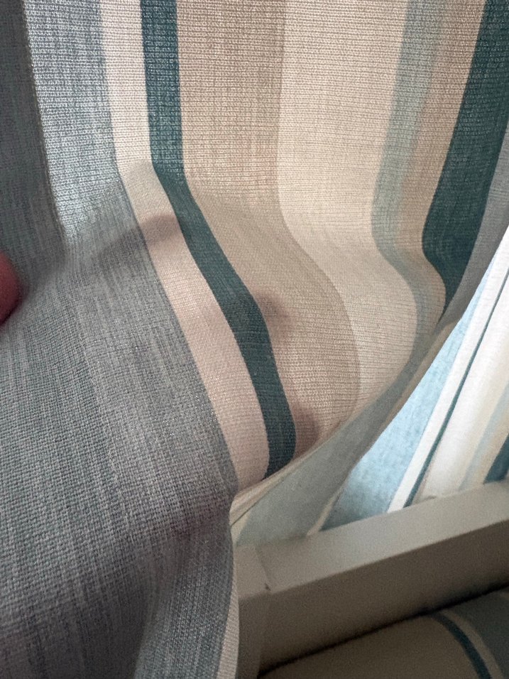 Bebek  odasıBej Renkli Modern Çizgili Perde - Görsel 3