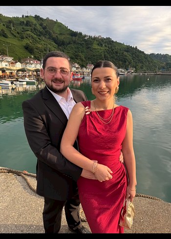 Bordo Drapeli Uzun Kolsuz Elbise - Görsel 3