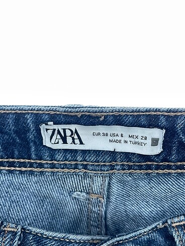 38 Beden mavi Renk Zara Jean / Kot %70 İndirimli.