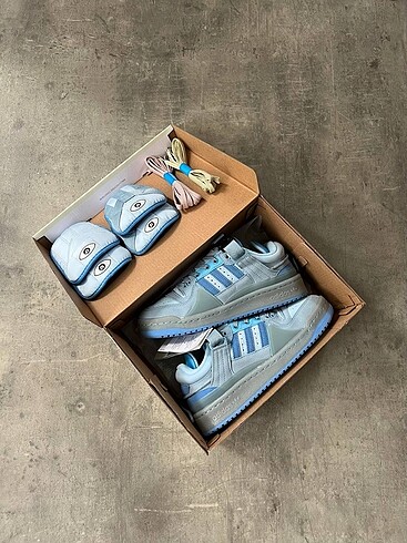 Bad Bunny X Forum Buckle Low Blue Tint