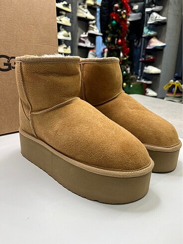 38 Beden UGG PLATFORM Uzun Bilekli Kadın Bot