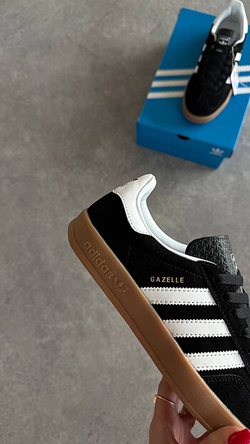 40 Beden siyah Renk Adidas Gazelle ?Black & White?