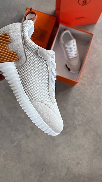 41 Beden beyaz Renk Hermes Beyaz Sneaker