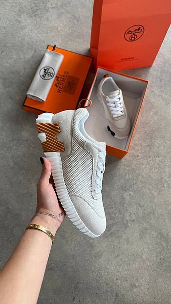 Hermes Hermes Beyaz Sneaker