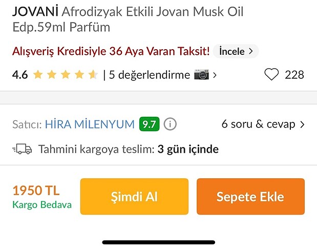 Jovial Jovan orijinal parfüm ve deo .
