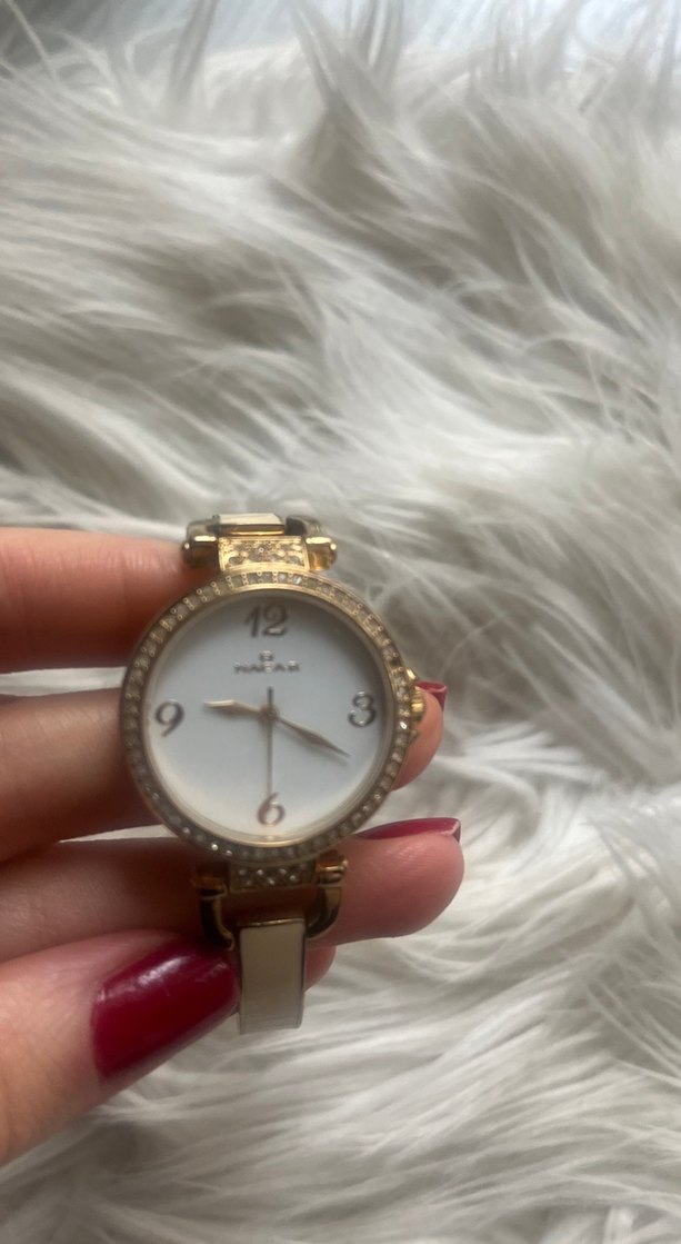 Nacar Beyaz Parlak Kadın Kol Saati - Görsel 2