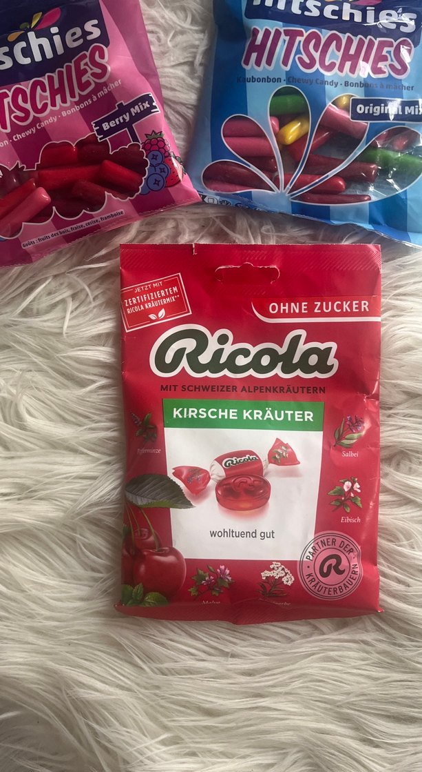 Hitschies Renkli Şeker ve Ricola Şekersiz Kirazlı - Görsel 2