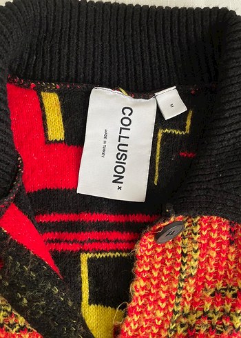 Desenli Triko Kadın Ceket - Görsel 4