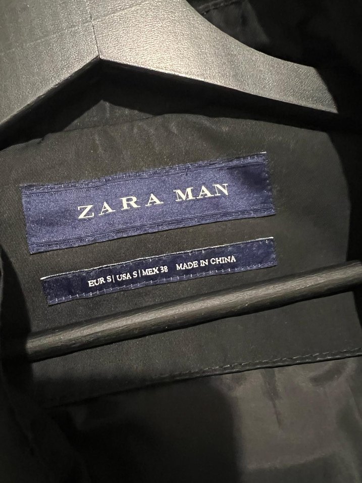 Siyah Midi Trençkot Erkek - Görsel 4