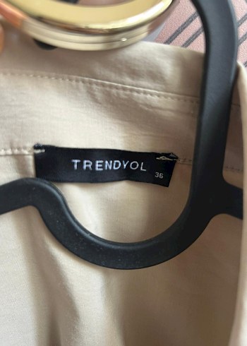 Bej Keten Kadın Gömlek - Görsel 2