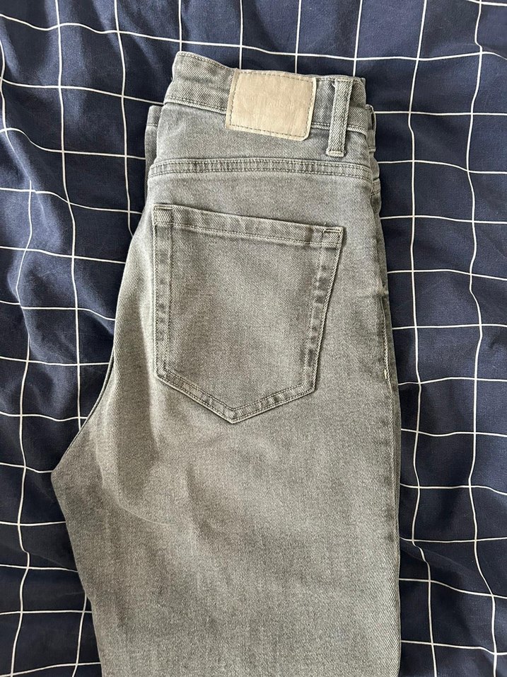 Gri Kadın Denim Pantolon - Görsel 2