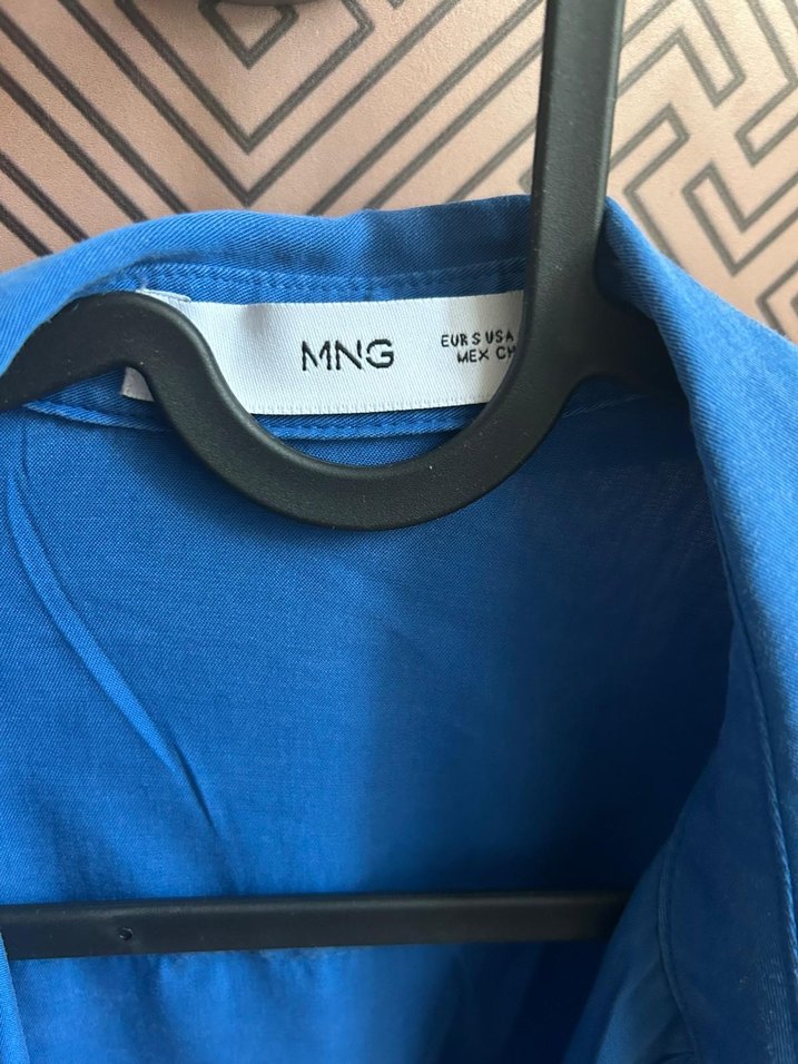 Mavi Kadın Gömlek - Görsel 2