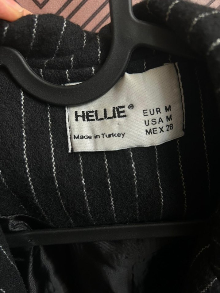 Siyah Çizgili Kadın Blazer Ceket - Görsel 3