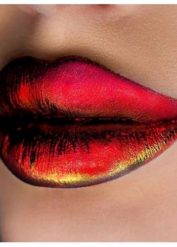 Kırmızı Likit Göz Farı / Ruj - Görsel 5