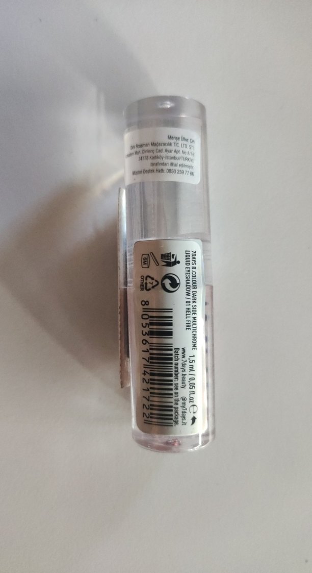 Kırmızı Likit Göz Farı / Ruj - Görsel 3