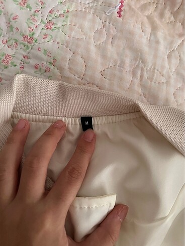 m Beden ten rengi Renk Trendyolmilla bej oversize bomber ceket