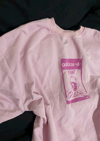 Pembe Baskılı Tişörtü Adidasw - Görsel 3