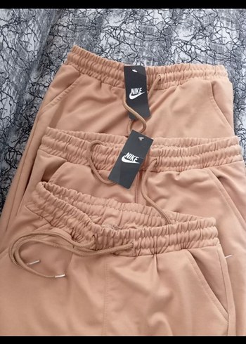 38 Beden Bej Kadın Mini Sweatpants Fermuarlı