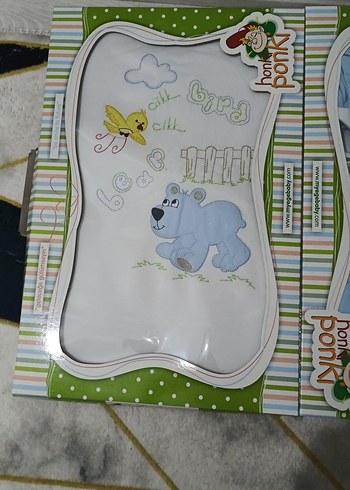 Mavi Erkek Bebek Hastane Çıkışı Seti - Görsel 2