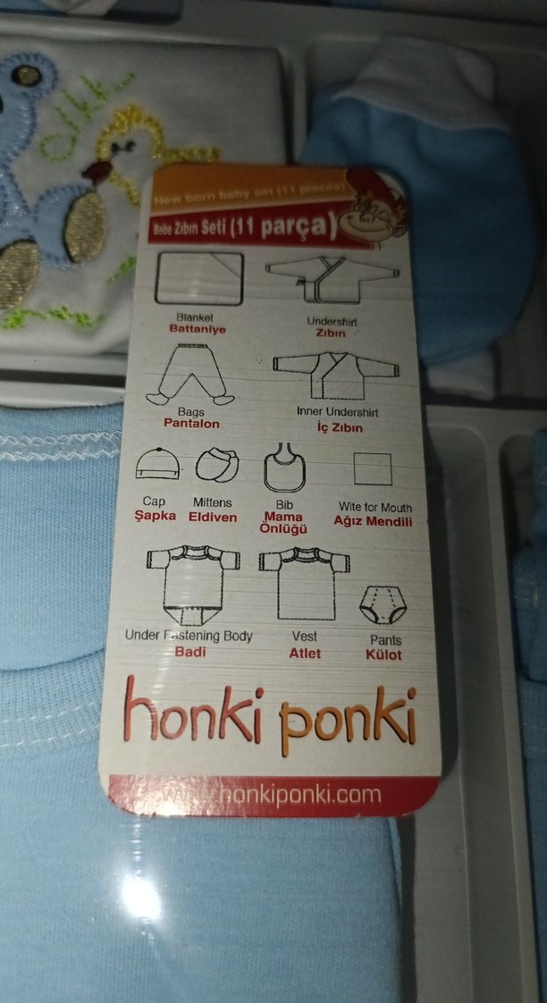 Mavi Erkek Bebek Hastane Çıkışı Seti - Görsel 4