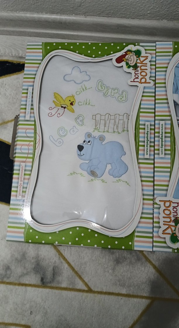 Mavi Erkek Bebek Hastane Çıkışı Seti - Görsel 2