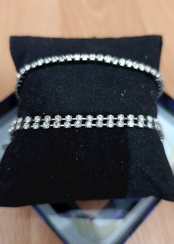 Gri Yılan Desenli Zincir Detaylı Kadın Bileklikler - Görsel 5