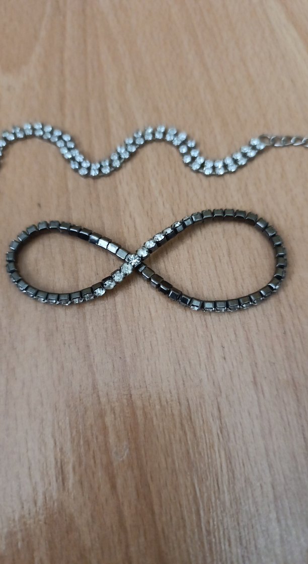 Gri Yılan Desenli Zincir Detaylı Kadın Bileklikler - Görsel 4