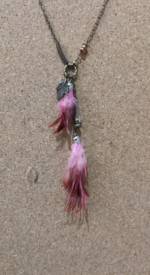 Püsküllü Uzun Bohem Kadın Kolye - Görsel 2