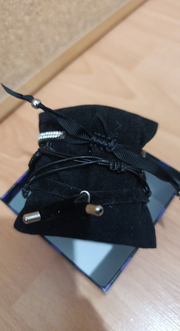 Siyah Gotik Kadın Bileklik Seti - Görsel 3