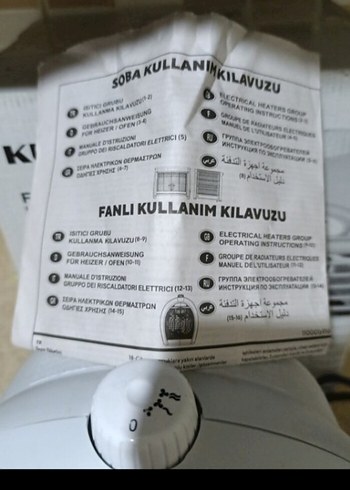 Kumtel 2000 Watt Fanlı Isıtıcı - Görsel 6