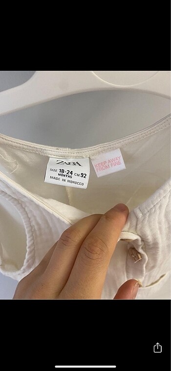 18-24 Ay Beden Zara tulum