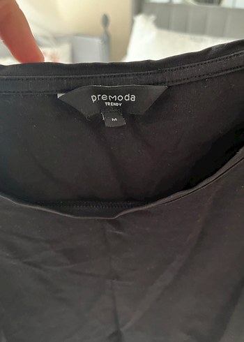 Kısa Kollu Siyah bluz - Görsel 3