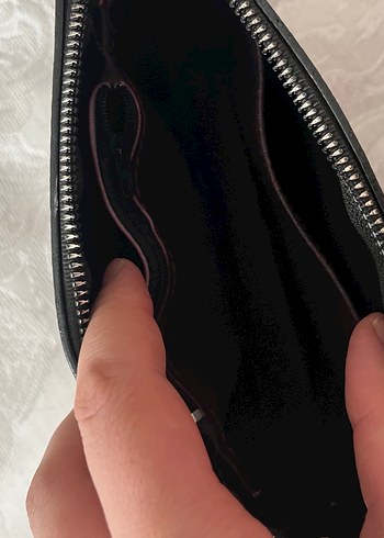 Fendi Baskılı Kahverengi Deri Kadın Clutch Çanta - Görsel 2