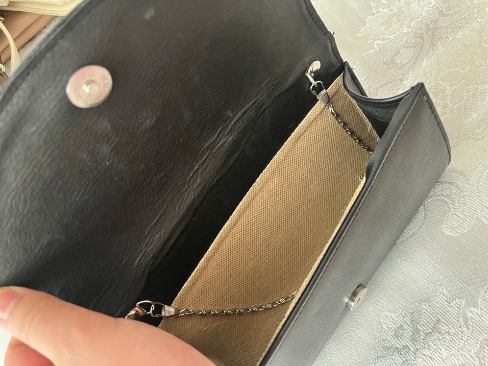 Gri Siyah Kadın Günlük Portföy Çanta - Görsel 2