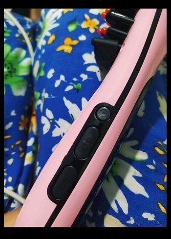 Pembe Pastel Saç Düzleştirici Fırça - Görsel 2