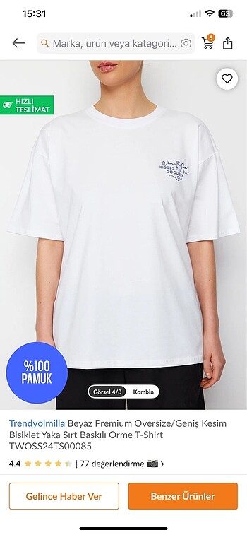Beyaz tshirt