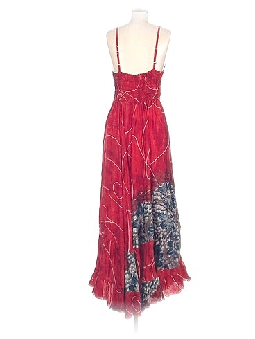 universal Beden Vintage Love Uzun Elbise %70 İndirimli.