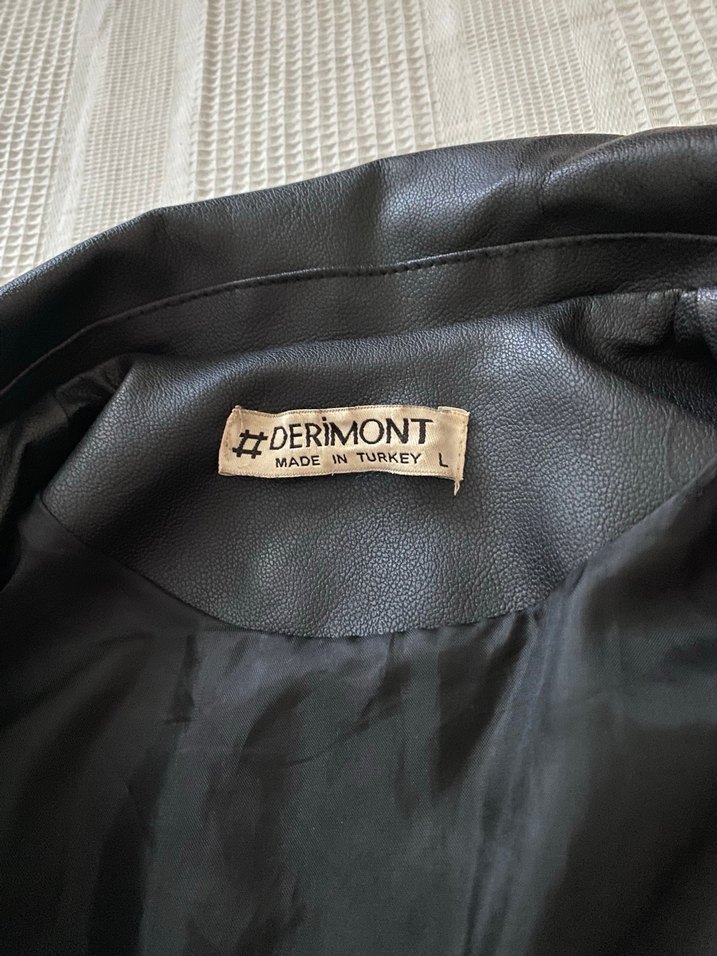 Kadın deri ceket - Görsel 4