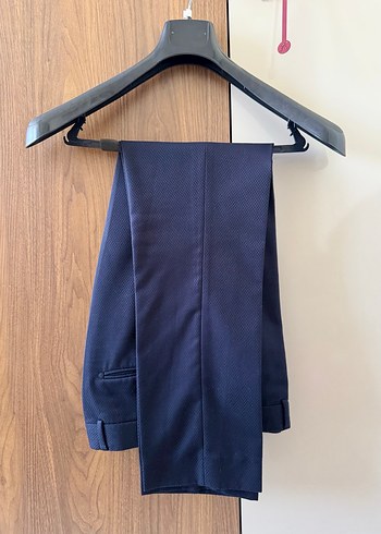 Düğmeli Lacivert Erkek Takım Elbise - Görsel 3