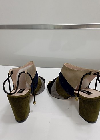 Süet Topuklu Ayakkabı - Görsel 6