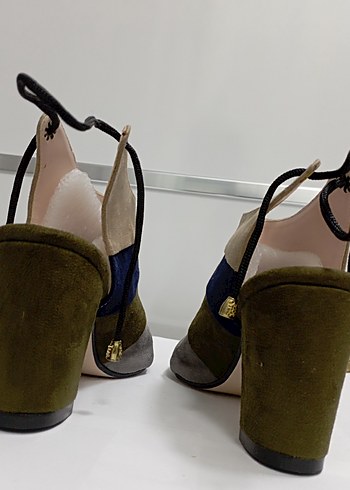 Süet Topuklu Ayakkabı - Görsel 3