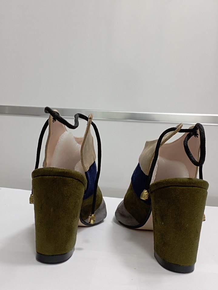 Süet Topuklu Ayakkabı - Görsel 5