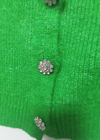 Yeşil Kadın Hırka - Görsel 6