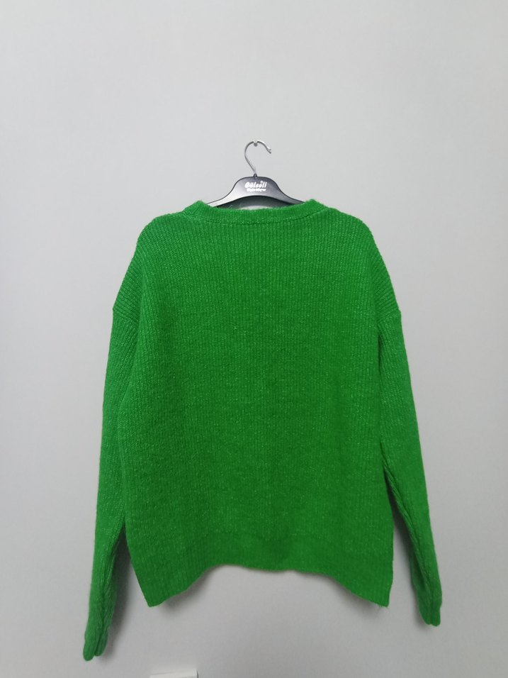 Yeşil Kadın Hırka - Görsel 4